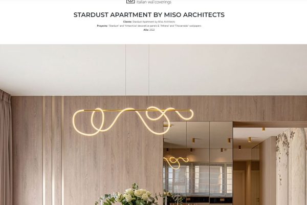 Miso Architects design interior Stardust apartment